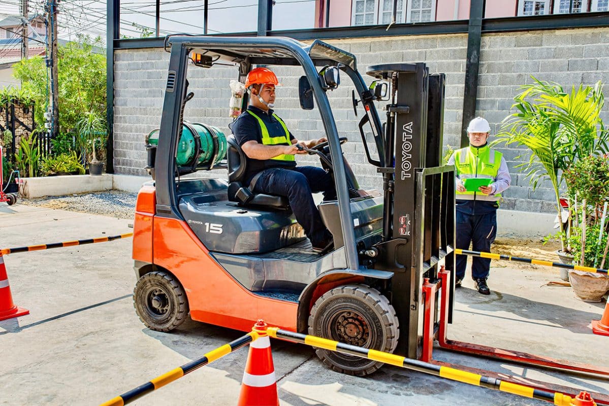 Forklift driver training 2